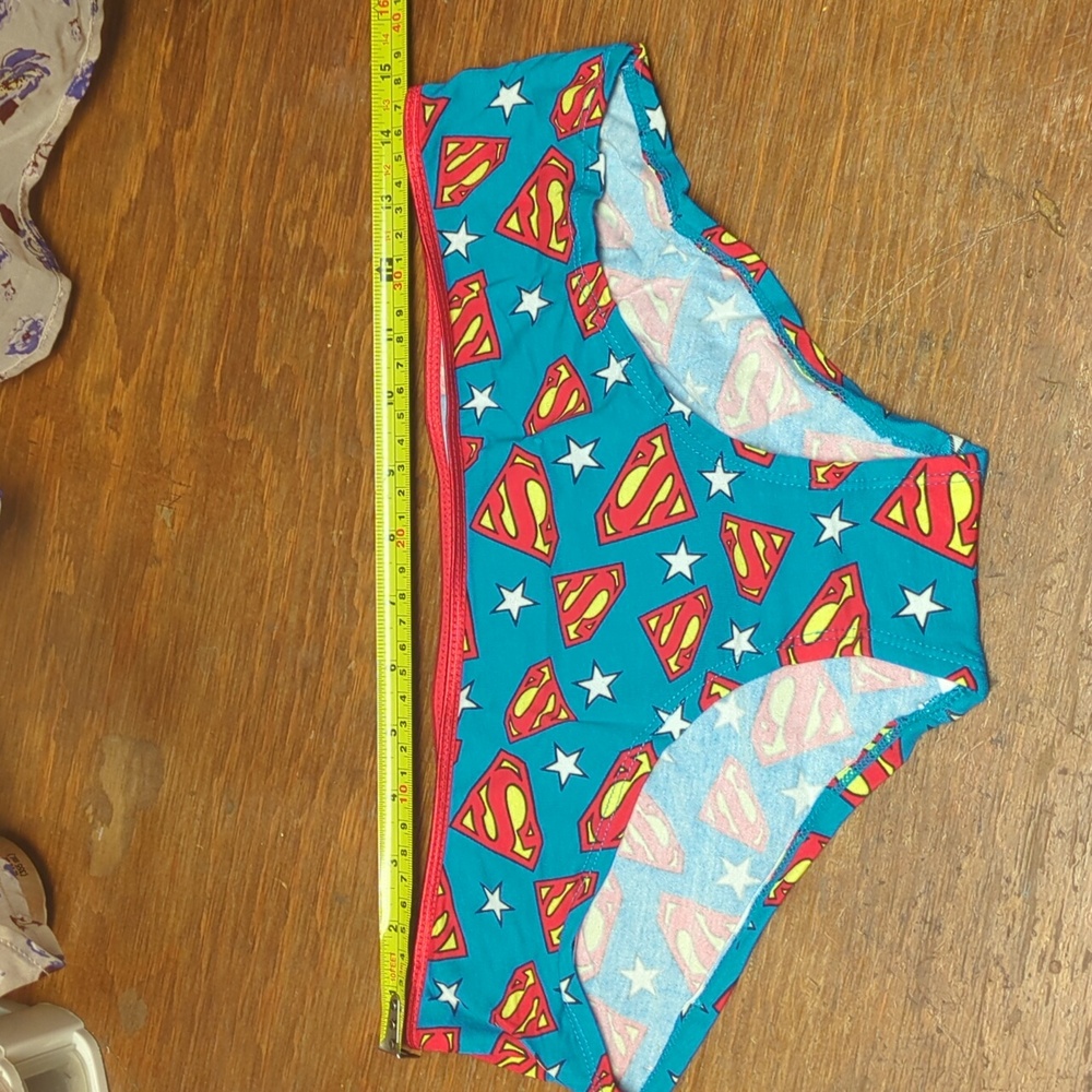 Superman Hipster Panties – 95% Cotton, Brand New in Gift Box! Size Large
